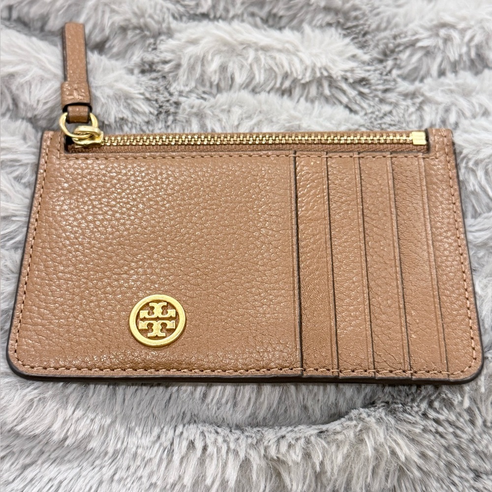 Tory Burch Beige Fragment Card Case